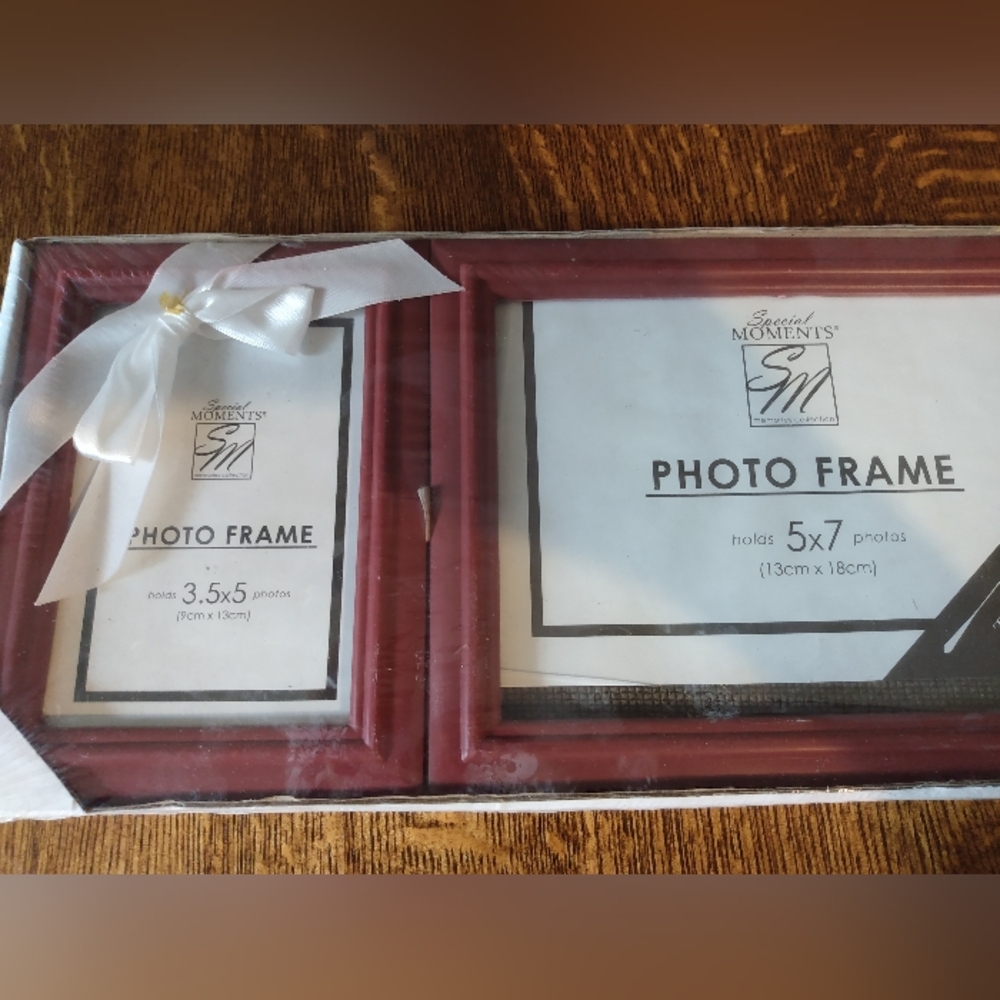 Frames! Two Wooden Special Moments Frames in a Gift Package